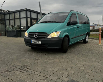 Зеленый Мерседес Вито, объемом двигателя 2.1 л и пробегом 203 тыс. км за 13500 $, фото 1 на Automoto.ua