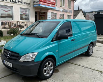 Зеленый Мерседес Вито, объемом двигателя 2.14 л и пробегом 328 тыс. км за 13700 $, фото 1 на Automoto.ua