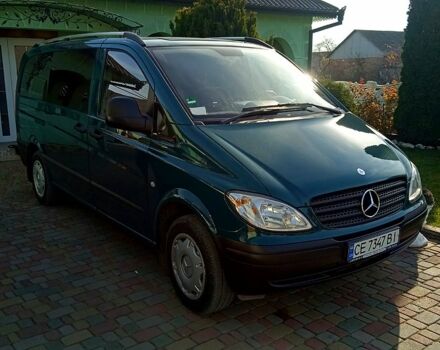Зеленый Мерседес Вито, объемом двигателя 2.1 л и пробегом 186 тыс. км за 9900 $, фото 1 на Automoto.ua