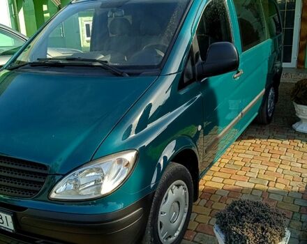 Зеленый Мерседес Вито, объемом двигателя 2.1 л и пробегом 186 тыс. км за 9900 $, фото 2 на Automoto.ua