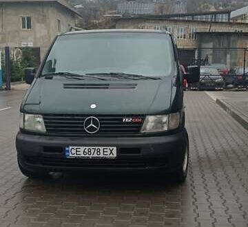 Зеленый Мерседес Вито, объемом двигателя 2.2 л и пробегом 430 тыс. км за 6200 $, фото 1 на Automoto.ua