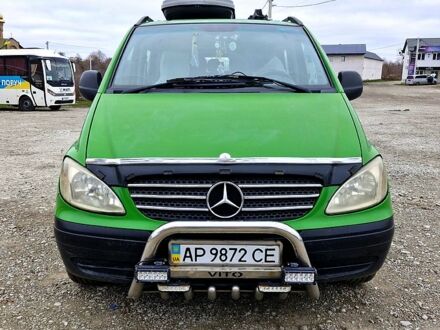 Зеленый Мерседес Вито, объемом двигателя 2.1 л и пробегом 296 тыс. км за 6200 $, фото 1 на Automoto.ua