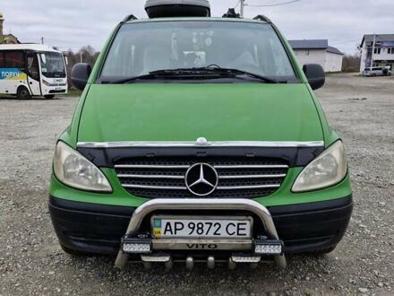 Зеленый Мерседес Вито, объемом двигателя 2.15 л и пробегом 296 тыс. км за 6200 $, фото 1 на Automoto.ua