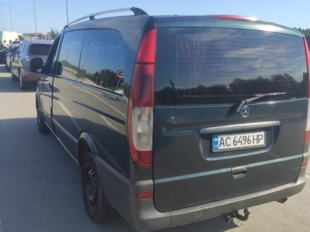 Зеленый Мерседес Вито, объемом двигателя 2.1 л и пробегом 400 тыс. км за 6500 $, фото 1 на Automoto.ua