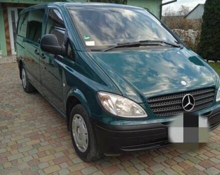 Зеленый Мерседес Вито, объемом двигателя 2.2 л и пробегом 186 тыс. км за 9998 $, фото 1 на Automoto.ua