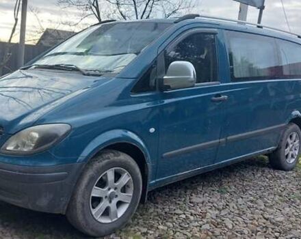 Зеленый Мерседес Вито, объемом двигателя 2.2 л и пробегом 300 тыс. км за 4900 $, фото 1 на Automoto.ua