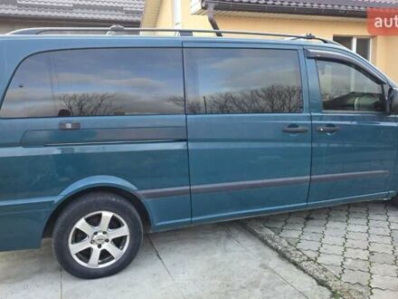 Зеленый Мерседес Вито, объемом двигателя 3 л и пробегом 248 тыс. км за 13700 $, фото 1 на Automoto.ua