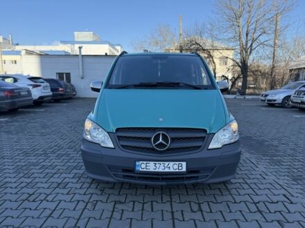 Зеленый Мерседес Вито, объемом двигателя 2.2 л и пробегом 285 тыс. км за 10500 $, фото 1 на Automoto.ua