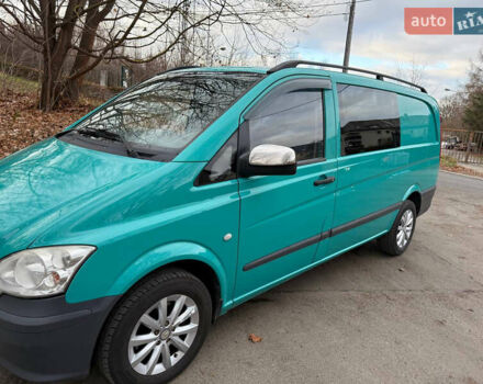 Зеленый Мерседес Вито, объемом двигателя 2.2 л и пробегом 544 тыс. км за 9000 $, фото 1 на Automoto.ua