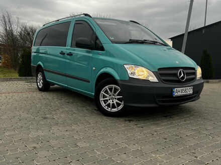 Зеленый Мерседес Вито, объемом двигателя 2.1 л и пробегом 203 тыс. км за 13500 $, фото 1 на Automoto.ua