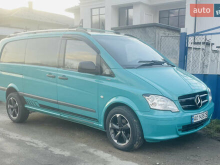 Зеленый Мерседес Вито, объемом двигателя 2.2 л и пробегом 202 тыс. км за 14150 $, фото 1 на Automoto.ua