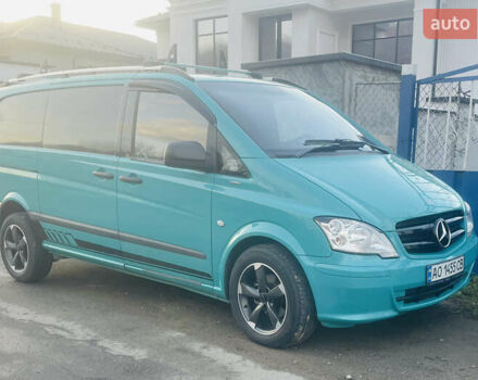 Зеленый Мерседес Вито, объемом двигателя 2.2 л и пробегом 202 тыс. км за 14150 $, фото 1 на Automoto.ua