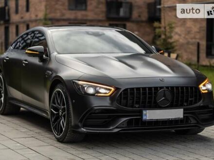 Черный Мерседес AMG GT 4, объемом двигателя 3 л и пробегом 60 тыс. км за 130000 $, фото 1 на Automoto.ua