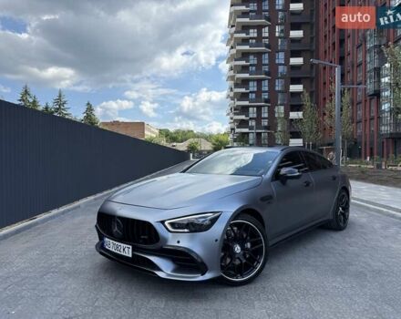 Серый Мерседес AMG GT 4-Door Coupe, объемом двигателя 3 л и пробегом 69 тыс. км за 85000 $, фото 3 на Automoto.ua