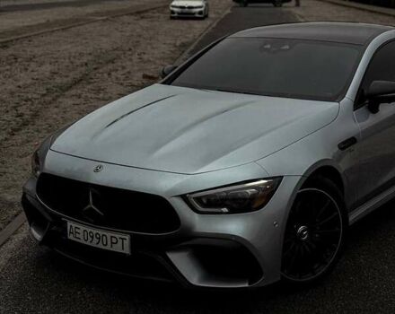 Серый Мерседес AMG GT 4-Door Coupe, объемом двигателя 3 л и пробегом 59 тыс. км за 88999 $, фото 3 на Automoto.ua
