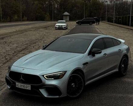 Серый Мерседес AMG GT 4-Door Coupe, объемом двигателя 3 л и пробегом 59 тыс. км за 88999 $, фото 1 на Automoto.ua