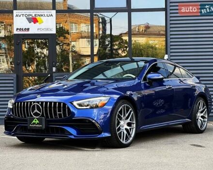Синий Мерседес AMG GT 4-Door Coupe, объемом двигателя 3 л и пробегом 29 тыс. км за 93999 $, фото 1 на Automoto.ua