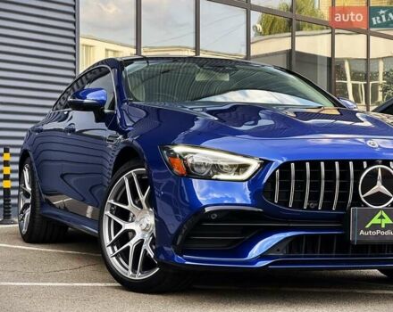Синий Мерседес AMG GT 4-Door Coupe, объемом двигателя 3 л и пробегом 29 тыс. км за 93999 $, фото 9 на Automoto.ua