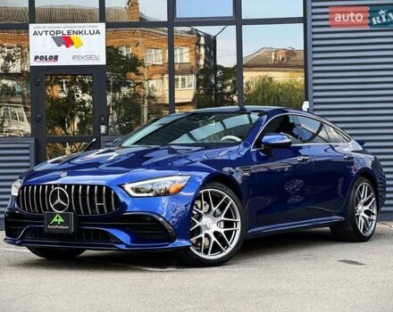 Синий Мерседес AMG GT 4-Door Coupe, объемом двигателя 3 л и пробегом 28 тыс. км за 98499 $, фото 4 на Automoto.ua