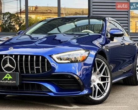 Синий Мерседес AMG GT 4-Door Coupe, объемом двигателя 3 л и пробегом 29 тыс. км за 93999 $, фото 6 на Automoto.ua