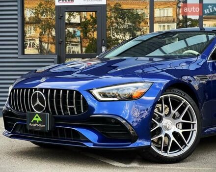 Синий Мерседес AMG GT 4-Door Coupe, объемом двигателя 3 л и пробегом 29 тыс. км за 93999 $, фото 4 на Automoto.ua