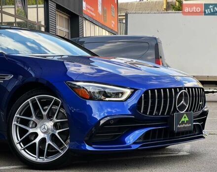 Синий Мерседес AMG GT 4-Door Coupe, объемом двигателя 3 л и пробегом 29 тыс. км за 93999 $, фото 8 на Automoto.ua