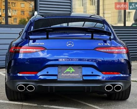 Синий Мерседес AMG GT 4-Door Coupe, объемом двигателя 3 л и пробегом 29 тыс. км за 93999 $, фото 16 на Automoto.ua