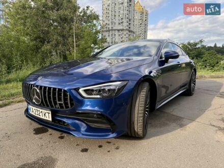 Синій Мерседес AMG GT 4-Door Coupe, об'ємом двигуна 3 л та пробігом 37 тис. км за 89999 $, фото 1 на Automoto.ua