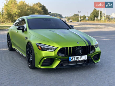 Зеленый Мерседес AMG GT 4-Door Coupe, объемом двигателя 4 л и пробегом 69 тыс. км за 92000 $, фото 1 на Automoto.ua