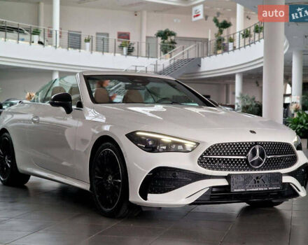 Белый Мерседес CLE-Class Cabrio, объемом двигателя 2 л и пробегом 1 тыс. км за 95000 $, фото 1 на Automoto.ua