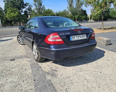 Синий Мерседес CLK-Class, объемом двигателя 2.7 л и пробегом 200 тыс. км за 7500 $, фото 7 на Automoto.ua