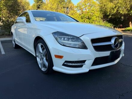 Белый Мерседес CLS серия, объемом двигателя 4.7 л и пробегом 81 тыс. км за 4600 $, фото 1 на Automoto.ua
