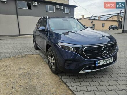 Синий Мерседес EQB, объемом двигателя 0 л и пробегом 9 тыс. км за 28950 $, фото 1 на Automoto.ua