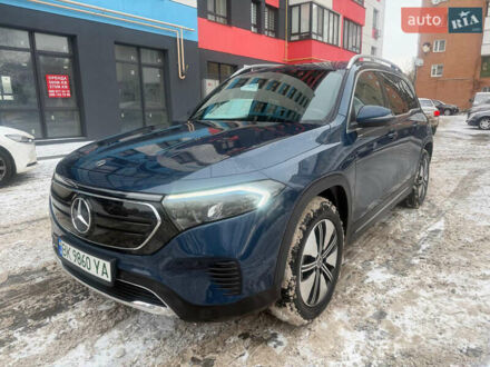 Синій Мерседес EQB, об'ємом двигуна 0 л та пробігом 51 тис. км за 31900 $, фото 1 на Automoto.ua