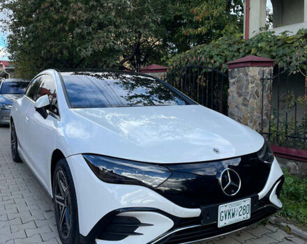 Белый Мерседес EQE, объемом двигателя 0 л и пробегом 53 тыс. км за 47000 $, фото 11 на Automoto.ua
