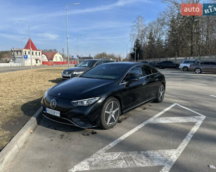 Черный Мерседес EQE, объемом двигателя 0 л и пробегом 34 тыс. км за 39000 $, фото 1 на Automoto.ua