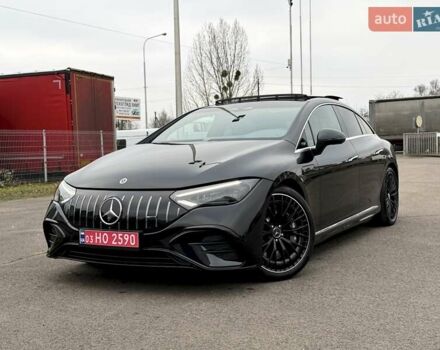 Черный Мерседес EQE, объемом двигателя 0 л и пробегом 45 тыс. км за 57500 $, фото 1 на Automoto.ua