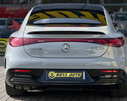 Серый Мерседес EQE, объемом двигателя 92 л и пробегом 2 тыс. км за 120000 $, фото 4 на Automoto.ua