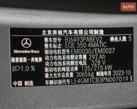 Серый Мерседес EQE, объемом двигателя 0 л и пробегом 27 тыс. км за 53900 $, фото 47 на Automoto.ua