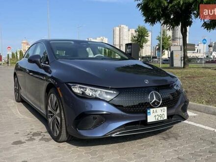 Синий Мерседес EQE, объемом двигателя 0 л и пробегом 1 тыс. км за 54500 $, фото 1 на Automoto.ua