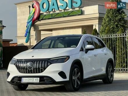 Белый Мерседес EQE SUV, объемом двигателя 0 л и пробегом 34 тыс. км за 47500 $, фото 1 на Automoto.ua