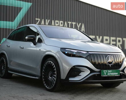 Серый Мерседес EQE SUV, объемом двигателя 0 л и пробегом 10 тыс. км за 100000 $, фото 3 на Automoto.ua