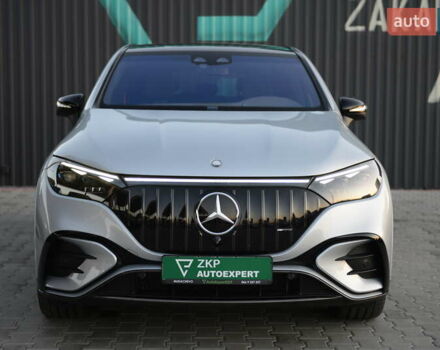 Серый Мерседес EQE SUV, объемом двигателя 0 л и пробегом 10 тыс. км за 100000 $, фото 1 на Automoto.ua