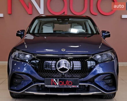 Синий Мерседес EQE SUV, объемом двигателя 0 л и пробегом 1 тыс. км за 62900 $, фото 1 на Automoto.ua