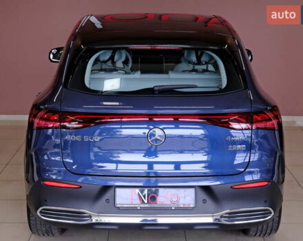 Синий Мерседес EQE SUV, объемом двигателя 0 л и пробегом 1 тыс. км за 62900 $, фото 12 на Automoto.ua