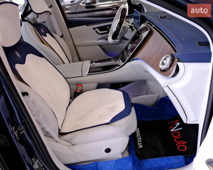 Синий Мерседес EQE SUV, объемом двигателя 0 л и пробегом 1 тыс. км за 62900 $, фото 45 на Automoto.ua