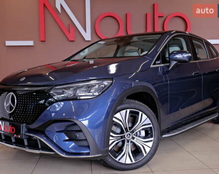 Синий Мерседес EQE SUV, объемом двигателя 0 л и пробегом 1 тыс. км за 62900 $, фото 8 на Automoto.ua