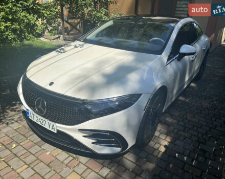 Белый Мерседес EQS, объемом двигателя 0 л и пробегом 55 тыс. км за 47900 $, фото 1 на Automoto.ua