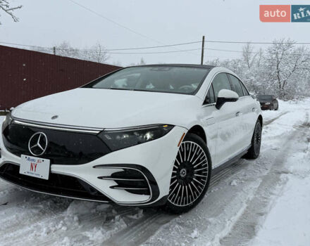 Белый Мерседес EQS, объемом двигателя 0 л и пробегом 25 тыс. км за 47850 $, фото 7 на Automoto.ua