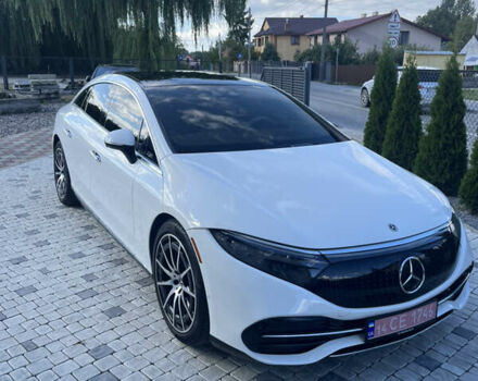 Белый Мерседес EQS, объемом двигателя 0 л и пробегом 53 тыс. км за 47000 $, фото 1 на Automoto.ua